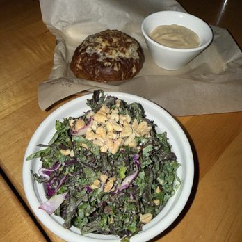 Hand And Foot - Kale slaw and pretzel. - Bars Near Me - Corning, New York