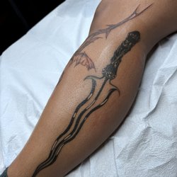 Ace Of Hearts Tattoo - Healed tattoo