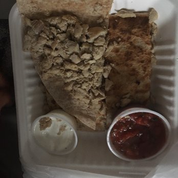 Burrito Jax - a white styrofoam container filled with food - Tex-Mex Near Me - Halifax, Nova Scotia