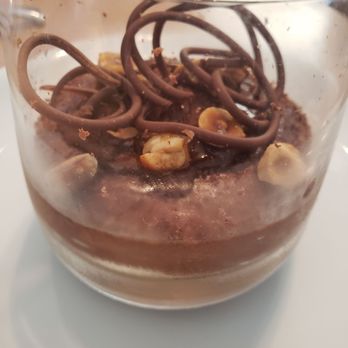 Knife Pleat - Chocolate Mousse. Dessert from fixed price lunch menu. Yum! - French Near Me - Costa Mesa, California Knife Pleat - Chocolate Mousse. Dessert from fixed price lunch menu. Yum! - French Near Me - Costa Mesa, California