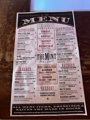 The Mint Bar and Grill by null