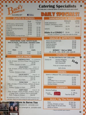 Menu photo 7 Buck's Barbeque Goodlettsville, TN Menu photo 7 Buck's Barbeque Goodlettsville, TN