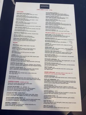Menu photo 1 Guiseppes Palm Desert, CA