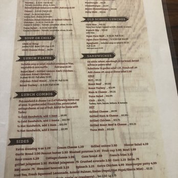 Juniors Cafe - the menu for lunch - Breakfast & Brunch Near Me - El Centro, California