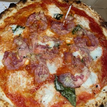 Varasano's Pizzeria - Pancetta and Garlic Pizza - Pizza Near Me - Atlanta, Georgia Varasano's Pizzeria - Pancetta and Garlic Pizza - Pizza Near Me - Atlanta, Georgia
