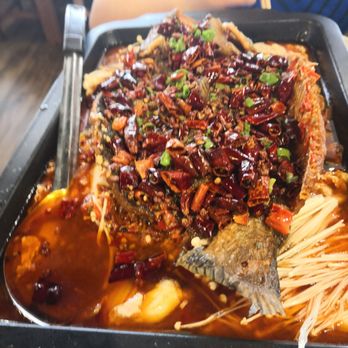 Hunan Bistro - spicy roasted fish with vegetables (烤鱼) - Chinese Near Me - Plano, Texas Hunan Bistro - spicy roasted fish with vegetables (烤鱼) - Chinese Near Me - Plano, Texas