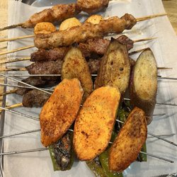 Sweet Crisp Duck  - Sweet potato, eggplant, bell pepper, chicken!