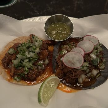 Cerdito Muerto - Pastor taco and quesabirria taco - Cocktail Bars Near Me - Chicago, Illinois Cerdito Muerto - Pastor taco and quesabirria taco - Cocktail Bars Near Me - Chicago, Illinois