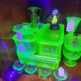 Colorblind Antiques - Uranium glass - Antiques Near Me - Denver, Colorado Colorblind Antiques - Uranium glass - Antiques Near Me - Denver, Colorado