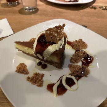 Cooper’s Hawk Winery & Restaurant - Cheesecake with berry and almond brittle. - New American Near Me - Ashburn, Virginia Cooper’s Hawk Winery & Restaurant - Cheesecake with berry and almond brittle. - New American Near Me - Ashburn, Virginia