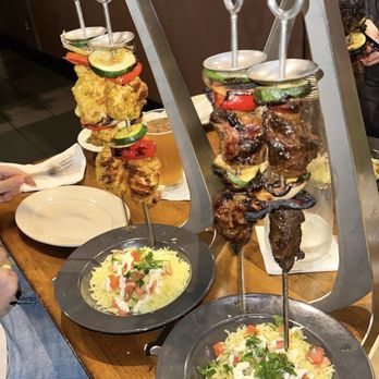 Kabob - Hanging Lamb Kabob, Hanging Chicken Kabob - Middle Eastern Near Me - Portland, Oregon