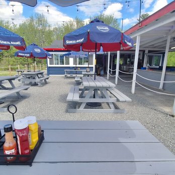 Acadia Lobster - My favorite seat to do all the people watching - Seafood Near Me - Trenton, Maine