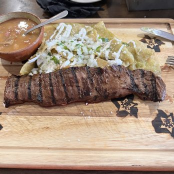 Texas Grill 49 - This was the asada with chili Quiles my goodness it was delicious. - Steakhouses Near Me - Houston, Texas Texas Grill 49 - This was the asada with chili Quiles my goodness it was delicious. - Steakhouses Near Me - Houston, Texas