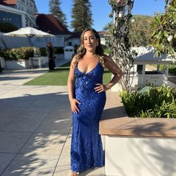 My gown hemmed by Nancy