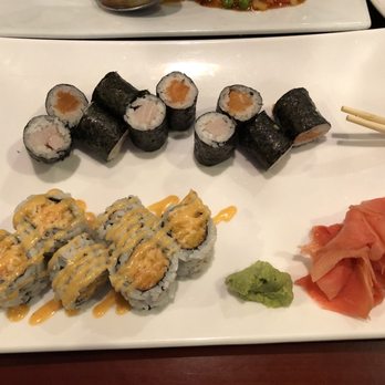 Peking Garden - yellowtail roll, salmon roll, spicy crab roll - Sushi Bars Near Me - Warner Robins, Georgia