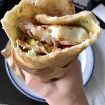 Evette’s - Halloumi Wrap , sooo yummy - Mediterranean Near Me - Chicago, Illinois