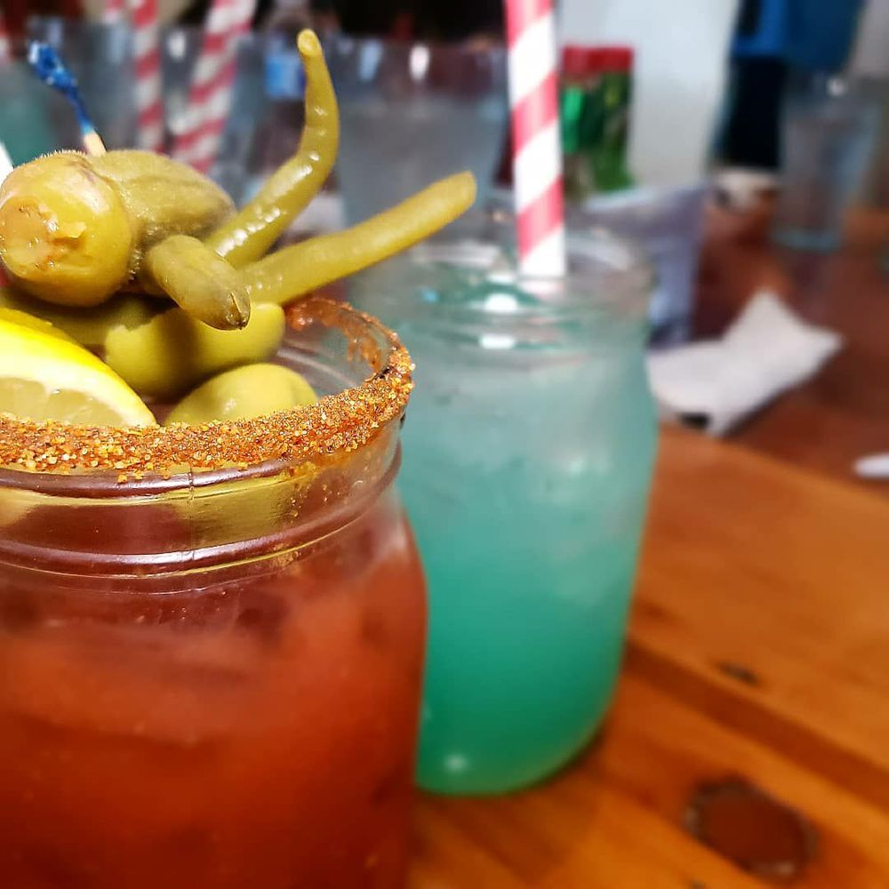 Bloody mary from mahoneys ( front and red ) Bloody mary from mahoneys ( front and red )