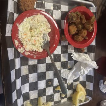 Nick's Bar-B-Q & Catfish - What's left of Catfish Dinner Deluxe - Barbeque Near Me - Carlisle, Arkansas Nick's Bar-B-Q & Catfish - What's left of Catfish Dinner Deluxe - Barbeque Near Me - Carlisle, Arkansas