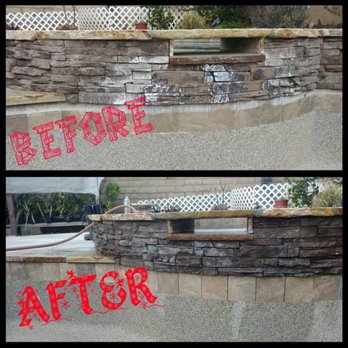 Shawn Vega's Pools - Before and after of a tile descale and acid wash. - Pool & Hot Tub Service Near Me - Anaheim, California Shawn Vega's Pools - Before and after of a tile descale and acid wash. - Pool & Hot Tub Service Near Me - Anaheim, California