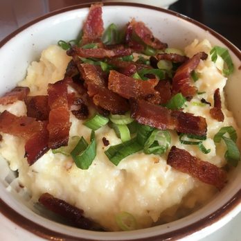 Another Broken Egg Cafe - City Grits (with bacon, cheese, and chives) - Breakfast & Brunch Near Me - Houston, Texas
