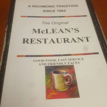 McLean's Restaurant - American Near Me - Richmond, Virginia