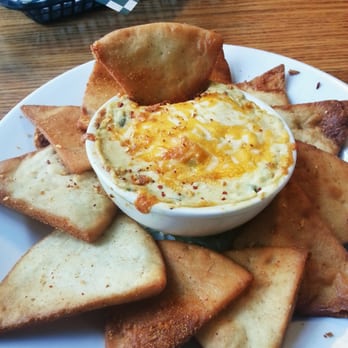 The Grad Club - Pita & Dip (spinach & artichoke) - Bars Near Me - London, Ontario