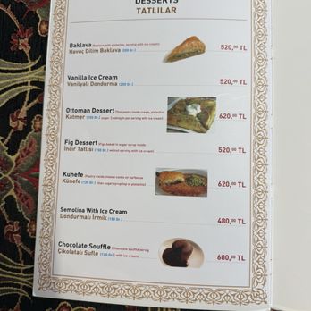 Old Ottoman Cafe & Restaurant - Dessert menu - Cafes Near Me - Istanbul, 34