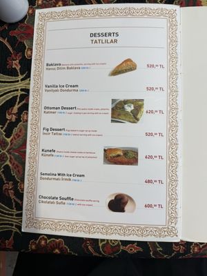 Menu photo 2 Old Ottoman Cafe & Restaurant Istanbul, 34