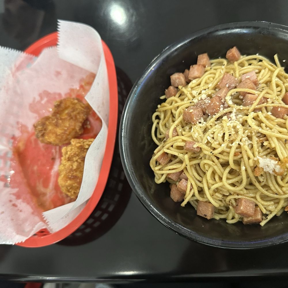KEEKS Eggrolls & Wings - 5 pc BONELESS(Honey Butter) and Spam Garlic Noodles - Asian Fusion Near Me - Keller, Texas KEEKS Eggrolls & Wings - 5 pc BONELESS(Honey Butter) and Spam Garlic Noodles - Asian Fusion Near Me - Keller, Texas