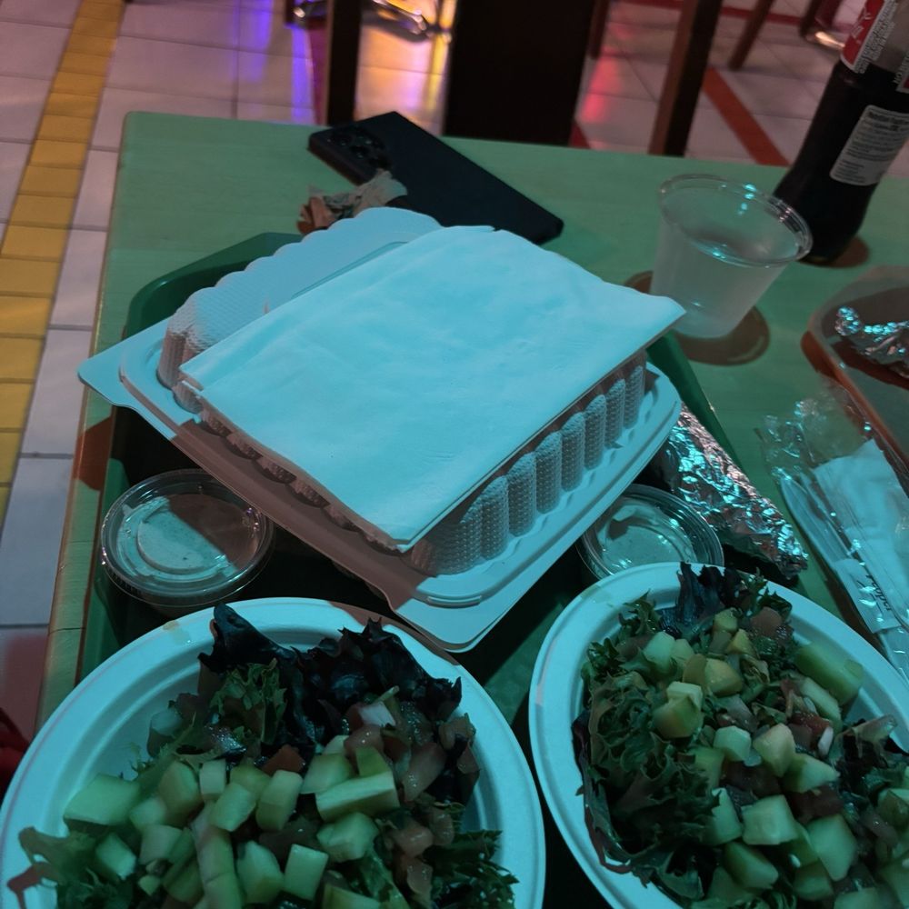Traphouse Caribbean - Side salads-neon lights make it look weird, but they were great! - Caribbean Near Me - Austin, Texas Traphouse Caribbean - Side salads-neon lights make it look weird, but they were great! - Caribbean Near Me - Austin, Texas