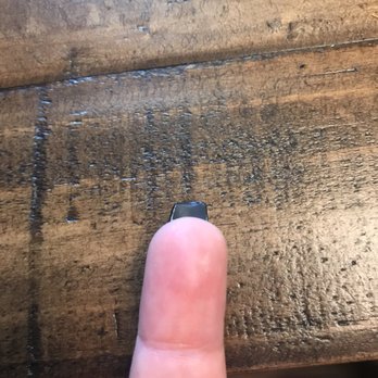 Crystal Nails - Sad filing job, can't even make it even. - Nail Salons Near Me - La Mirada, California