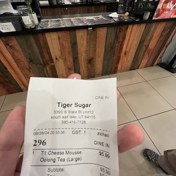 Tiger Sugar - Bubble Tea Near Me - Salt Lake City, Utah