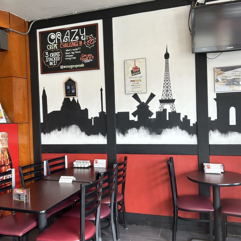 Crazy Crepe Cafe - the interior of a restaurant - Creperies Near Me - Smithtown, New York Crazy Crepe Cafe - the interior of a restaurant - Creperies Near Me - Smithtown, New York