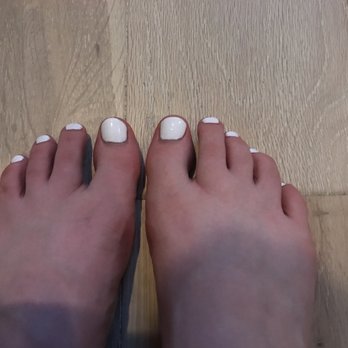 Village Nails and Spa - White (angle polish opi with horeses printed on the top) polish with the spa pedicure - Nail Salons Near Me - Baltimore, Maryland Village Nails and Spa - White (angle polish opi with horeses printed on the top) polish with the spa pedicure - Nail Salons Near Me - Baltimore, Maryland