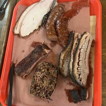 Terry Black's Barbecue - The selections of meats we got. - Barbeque Near Me - Fort Worth, Texas Terry Black's Barbecue - The selections of meats we got. - Barbeque Near Me - Fort Worth, Texas
