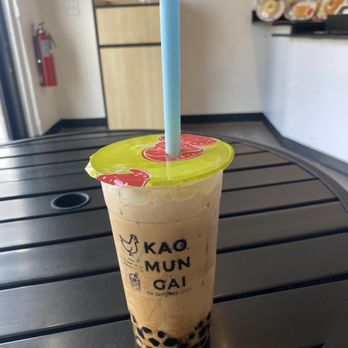 Kao Mun Gai - Ice Coffee with boba - Thai Near Me - Oklahoma City, Oklahoma Kao Mun Gai - Ice Coffee with boba - Thai Near Me - Oklahoma City, Oklahoma