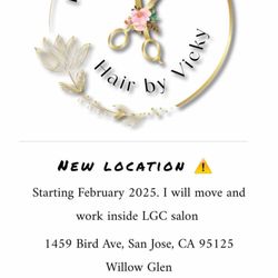 Hair by Vicky - New Location Alert