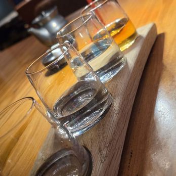 Morimoto - Sake flight, before the bill. LOL - Japanese Near Me - Las Vegas, Nevada Morimoto - Sake flight, before the bill. LOL - Japanese Near Me - Las Vegas, Nevada