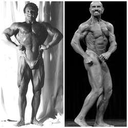 Fat Loss Coach - Then and now. Champion body builder.
