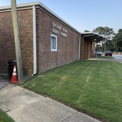 Ocean View Golf Course - Outside signage