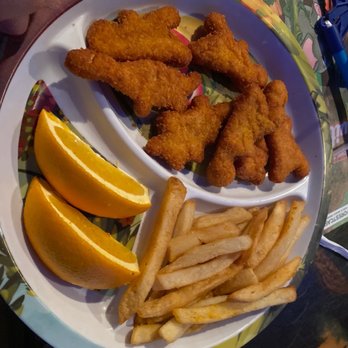 Rainforest Cafe - Kids Dino Chicken Tenders - American Near Me - Grapevine, Texas