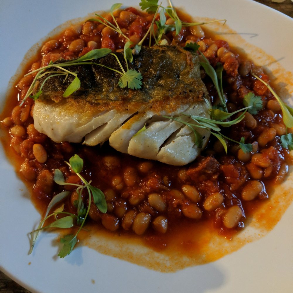 Belgo Centraal - Pan fired cod. - Belgian Near Me - London, XGL Belgo Centraal - Pan fired cod. - Belgian Near Me - London, XGL