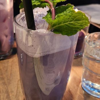 The Raven Room - Virgin purple Pina colada ($14) - Cocktail Bars Near Me - Whistler, British Columbia