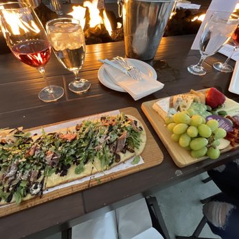 Lorimar Vineyards and Winery - Fig and goat flatbread & the Charcuterie Board - Wineries Near Me - Temecula, California Lorimar Vineyards and Winery - Fig and goat flatbread & the Charcuterie Board - Wineries Near Me - Temecula, California