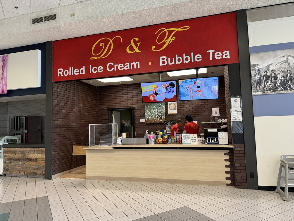 D&F Rolled Ice Cream Logo