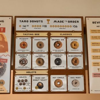 Holey Grail Donuts - Inside Menu - Donuts Near Me - Long Beach, California Holey Grail Donuts - Inside Menu - Donuts Near Me - Long Beach, California