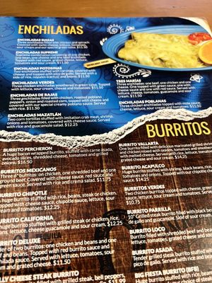 Menu photo 1 Fiesta Cancun Rush City, MN