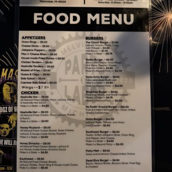 Parts & Labor - Menu - Dive Bars Near Me - Melvindale, Michigan Parts & Labor - Menu - Dive Bars Near Me - Melvindale, Michigan