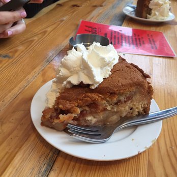 Winkel 43 - Apple pie! More thick and cake-like than expecting but still good! - Desserts Near Me - Amsterdam, New Hampshire
