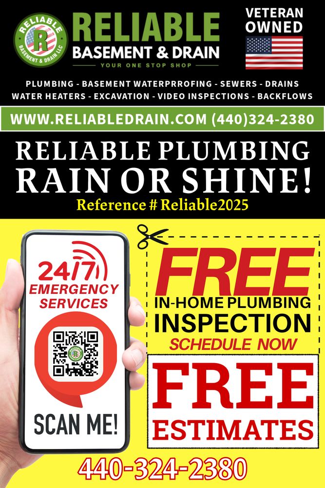 Slide of Reliable Basement and Drain